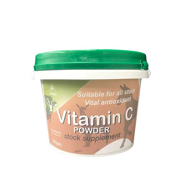 Container of Vitec Vitamin C Powder